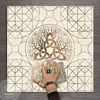 Tree of Life Pendulum Divination Altar Tablecloth Board Game Tarot Pad Rune Table Cloth Astrology Oracles Board Game Mat Square 4