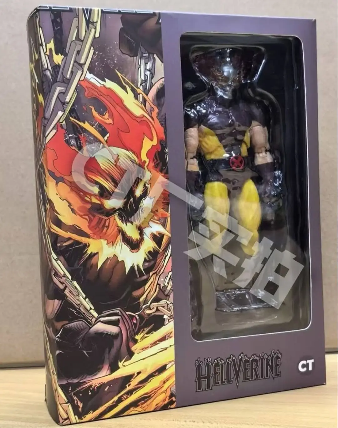 最終値下げ cttoysヘルヴァリン CT Toys Hellverine Figure Wolverine Mafex 138 Brown Comic X