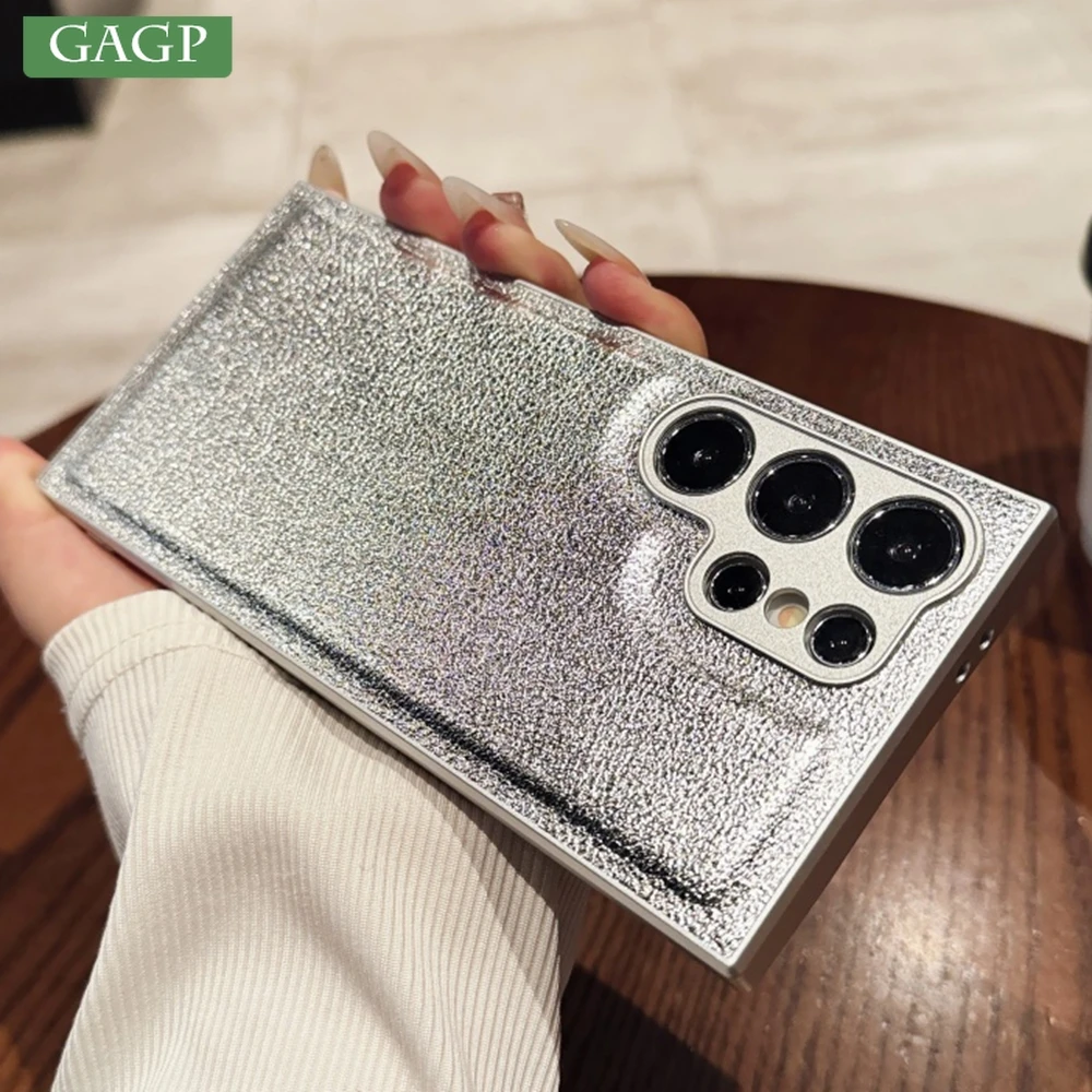 Luxury Leather Texture Matte Phone Case - Solid Color Shockproof Soft Bumper Cover
