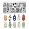 12*6cm Nails Cartoon Skull Image Nail Art Stamping Plates Halloween Festival Pattern Nail Stamp Templates Stencil Manicure Tool 5