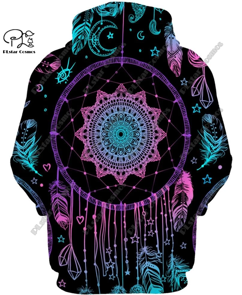 3D Printing New Aboriginal Collection Tribal Dreamcatcher Feather Art Unisex Clothing Casual Hoodie/Sweatshirt/Zip/T-Shirt Y-7