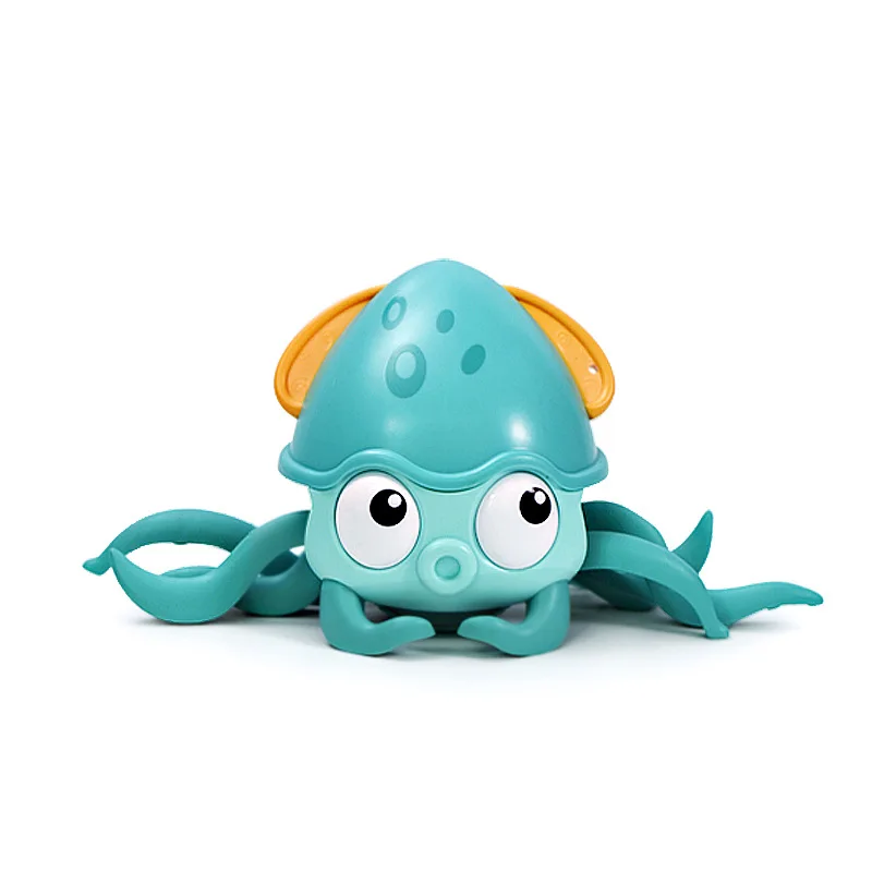 Baby Bath Toys Kids Octopus Clockwork Rope Pulled Crawl Land Water Toys Dragging Walking Toy Swimming Water Toys Kids Gift 4
