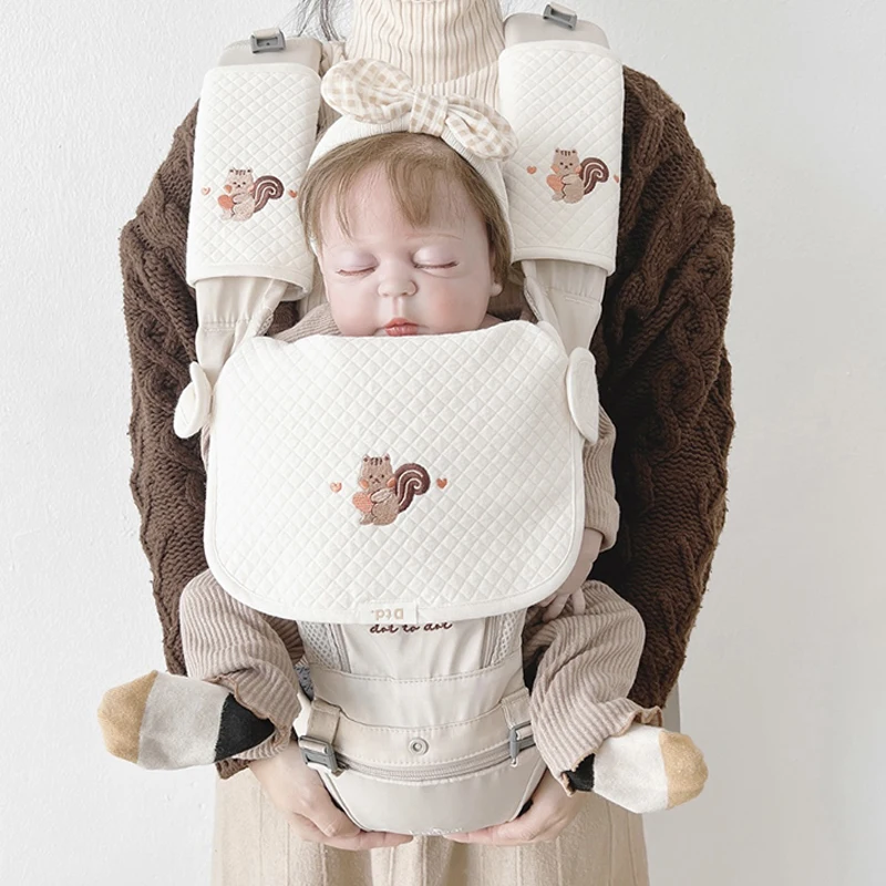 Set de baberos impermeables y paños de muselina para bebés_voghion.com