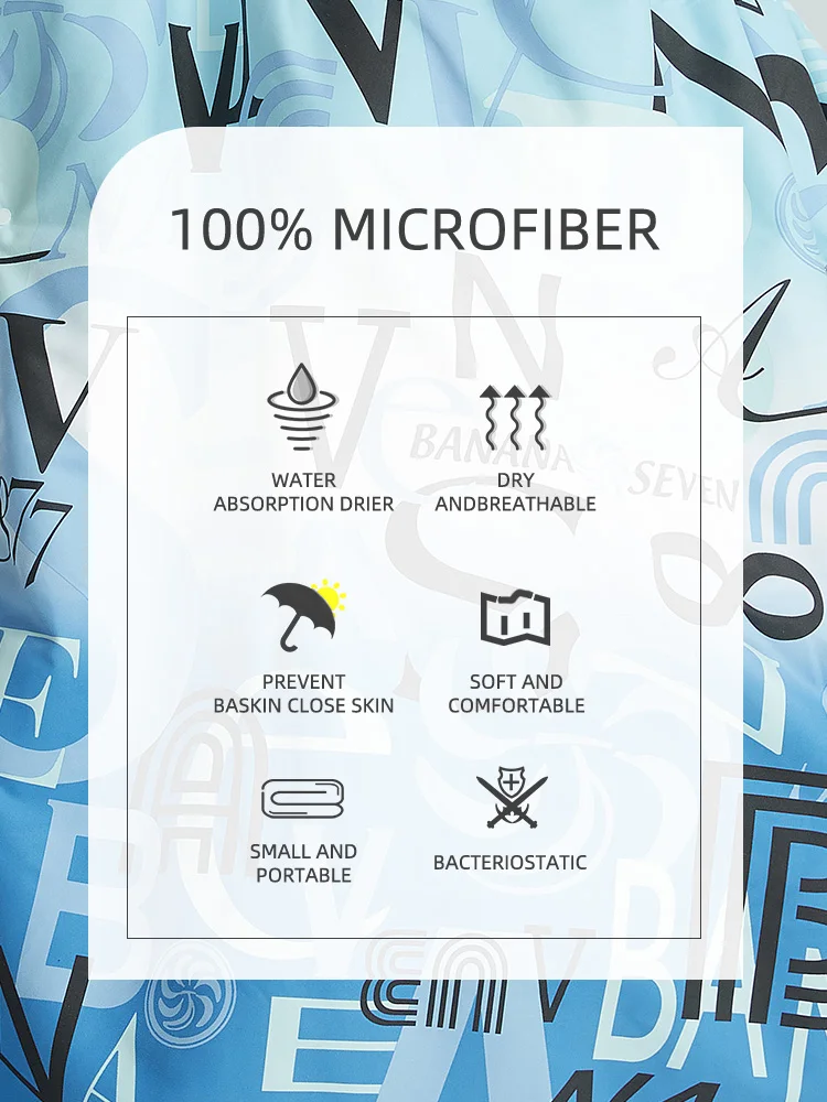 Surf Poncho Towel Poncho Quick-Dry Towel Hoodie Microfiber Beach Robe Changing Poncho Swim Towel Beach Poncho For Adults (A12) - Image 4