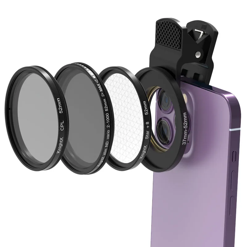 Knightx Lens Cpl Star Variable Nd Close Up Filter Macro Phone Lens Super Angle Per Iphone 13 12 11 Pro Samsung Xiaomi Huawei
