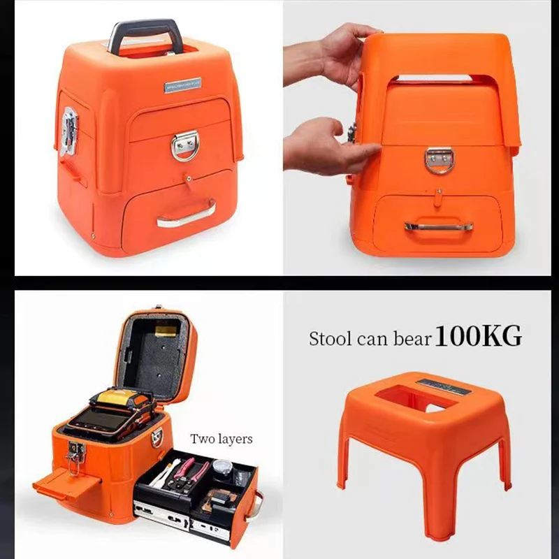 AI-9 AI-6 AI-5signal light fiber fusion splicer 10 languages freely switch built-in optical power meter and VFL5.0 AI-6A