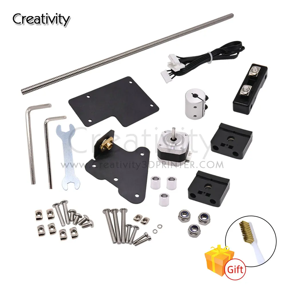 Dual Z Axis Upgrade Kit with Lead Screw Stepper Motor for Ender 3/Ender 3 Pro/Ender 3 V2 3D Printer Parts