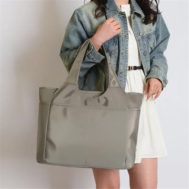 Oxford Crossbody Handbag Travel Bag Leisure Multi Pocket Shoulder Bag Large Capacity Swimming Yoga Dance Tote Bag for Women Men