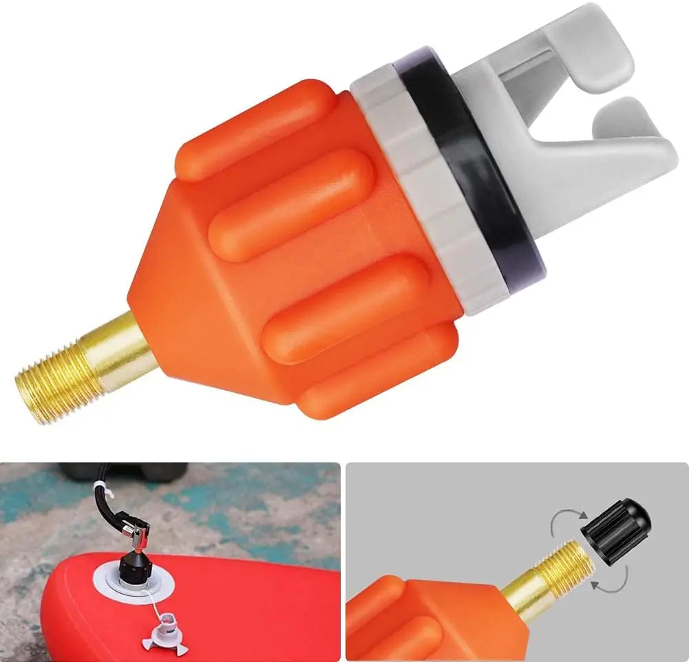 Board Adapter Paddle Board Air Valve Air Nozzle Adapter Kayak Car Pump Inflatable Adapter Boat Accessories Beach Accessories