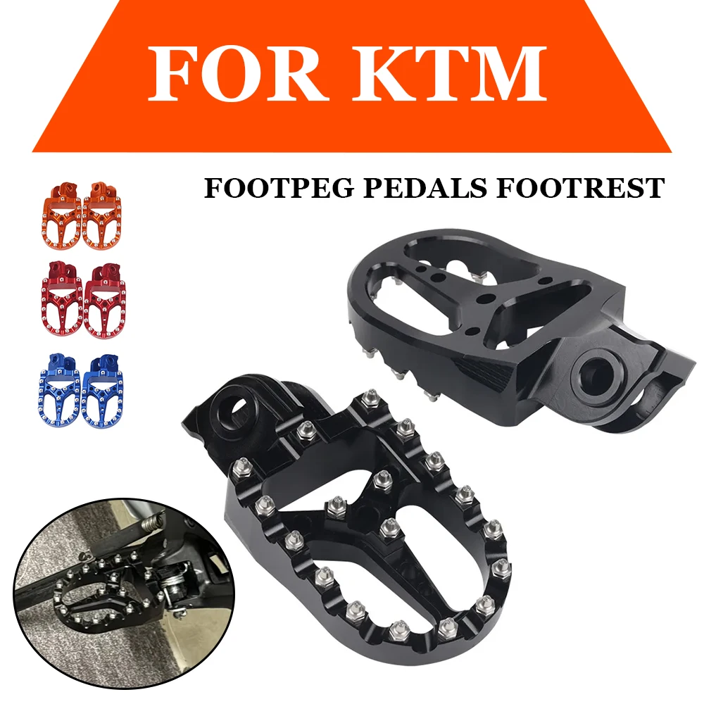 Motorcycle CNC Foot Pedals Footpeg FootRest For KTM SX 65 85 125 250 EXC 300 530 950 990 1050 1090 1190 1290 ADVENTURE 690