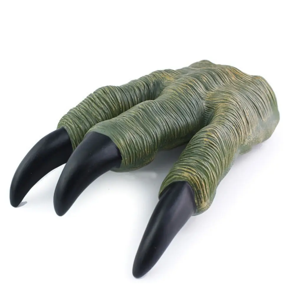 【The-Best】 Simulation Dinosaur Claws Dinosaur Soft Claw Gloves Zombie Costume Dragon Hands Claw Halloween Werewolf Hands Rubber Soft.