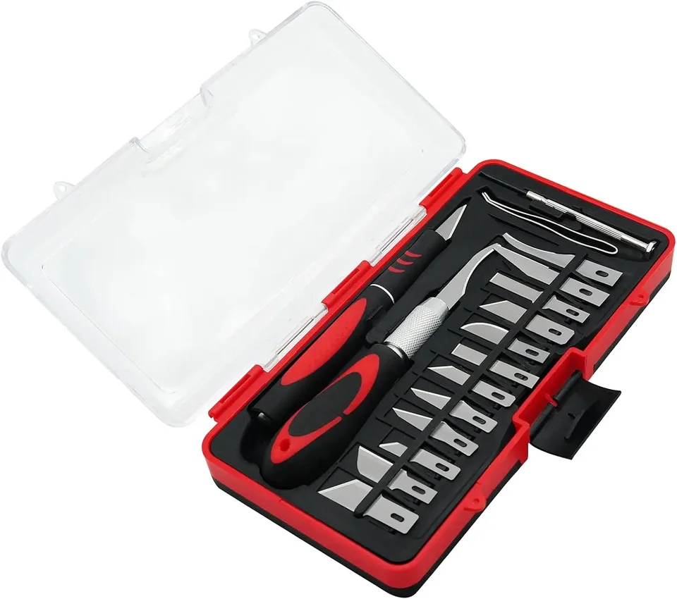 19 Craft Knives Non Slip Handles Hobby Carving Tools