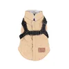 Warm Dog Clothes for Small Dog Windproof Winter Pet Dog Coat Jacket Padded Clothes Puppy Outfit Vest Yorkie Chihuahua Harnes 4