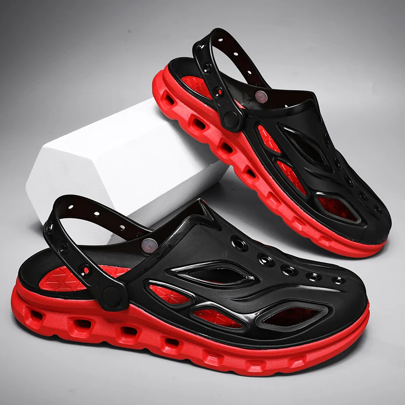 

High Quality Summer Men Sandals Outdoor Beach Comfortable Soft Clogs Mens Beach Sandals Mens Slippers Casual Shoes Garden Shoes