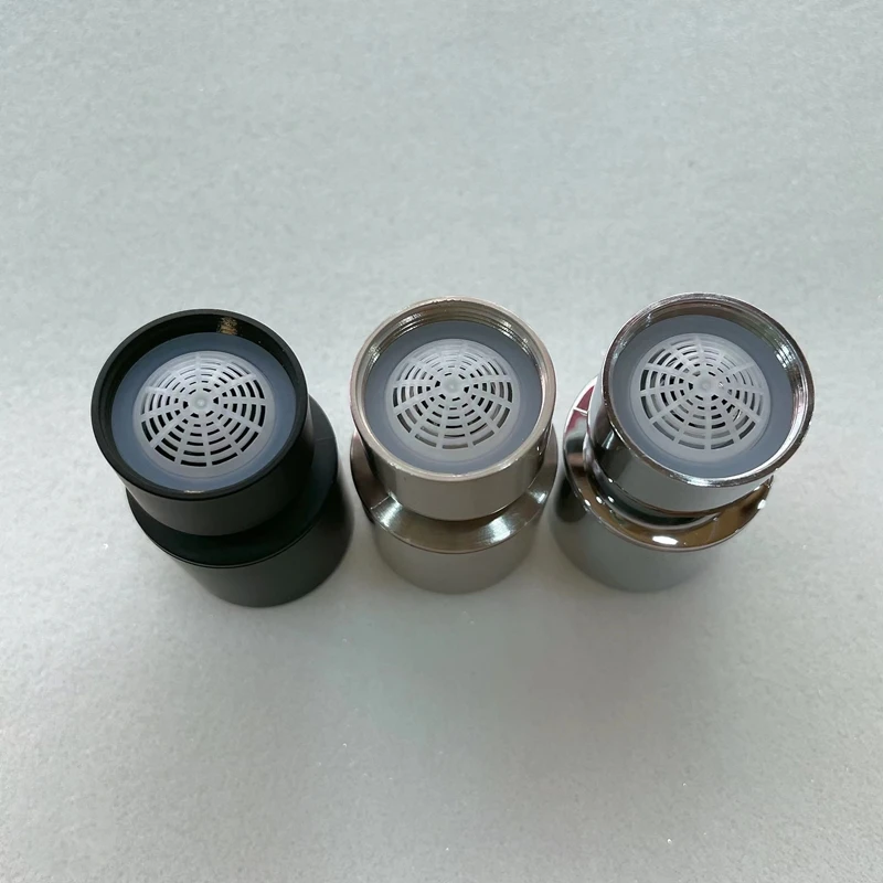 1PC Faucet Aerator Female 22mm Brass Adapter 20° Universal Filter Copper Water Nozzle Black/Silver/Brushed