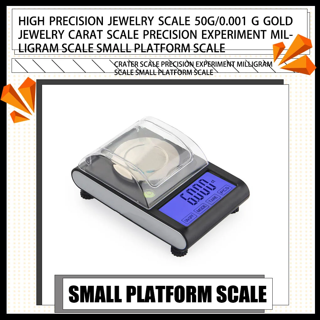 

Digital Scales LCD Touchscreen High-Precision Pocket Function Measuring Tool Jewelry Weighing Scale Laboratory Shop