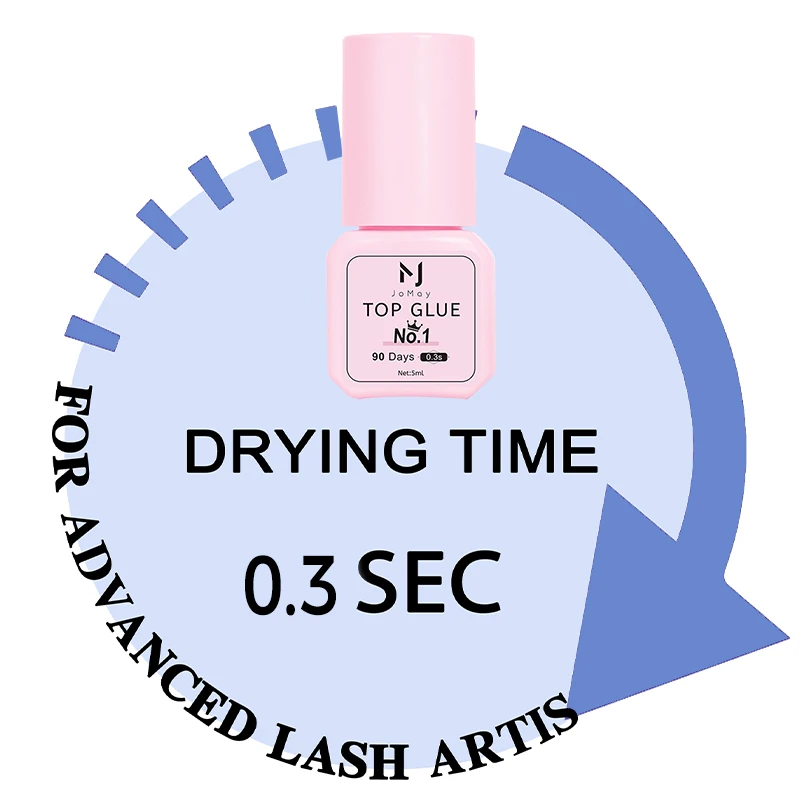 Eyelash Extensions Glue 0.3S 70DAYS Retention Volume Lash Adhesive 5ml JOMAY eyelash glue