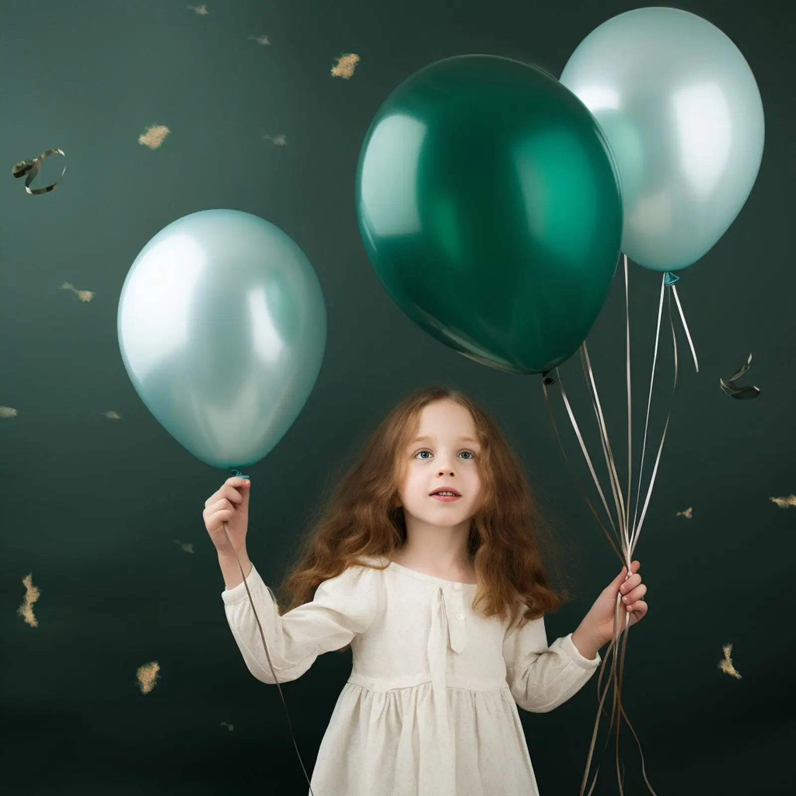 

60 шт./комплект, 10-дюймовые зеленые латексные воздушные шары на день рождения