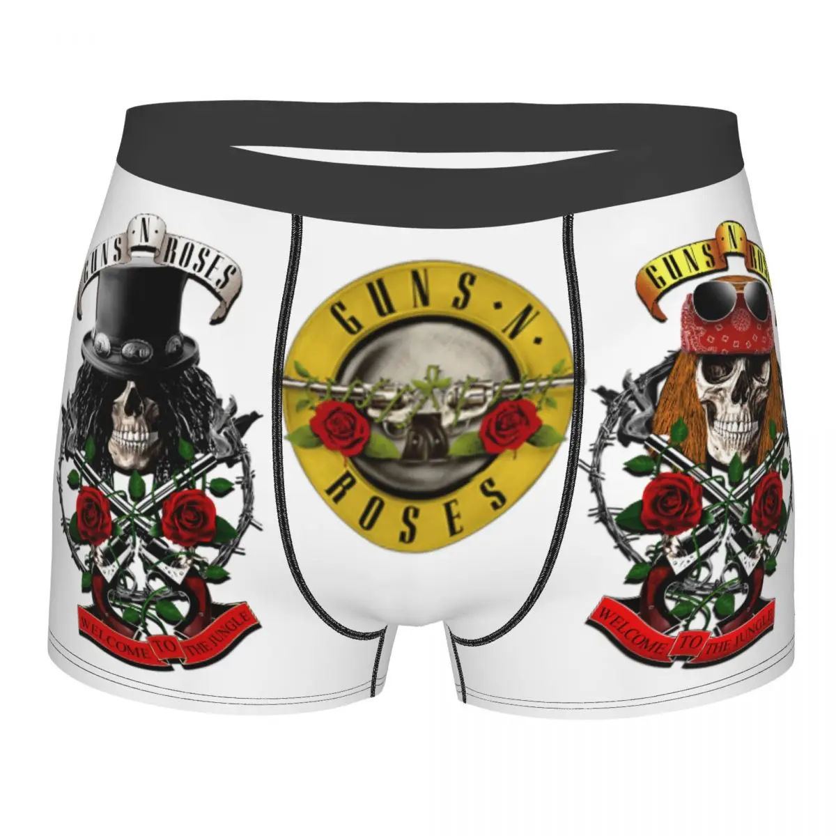 

Slash Guns N Roses Men Underwear Cozy Welcome To The Jungle Shorts Boxer Briefs