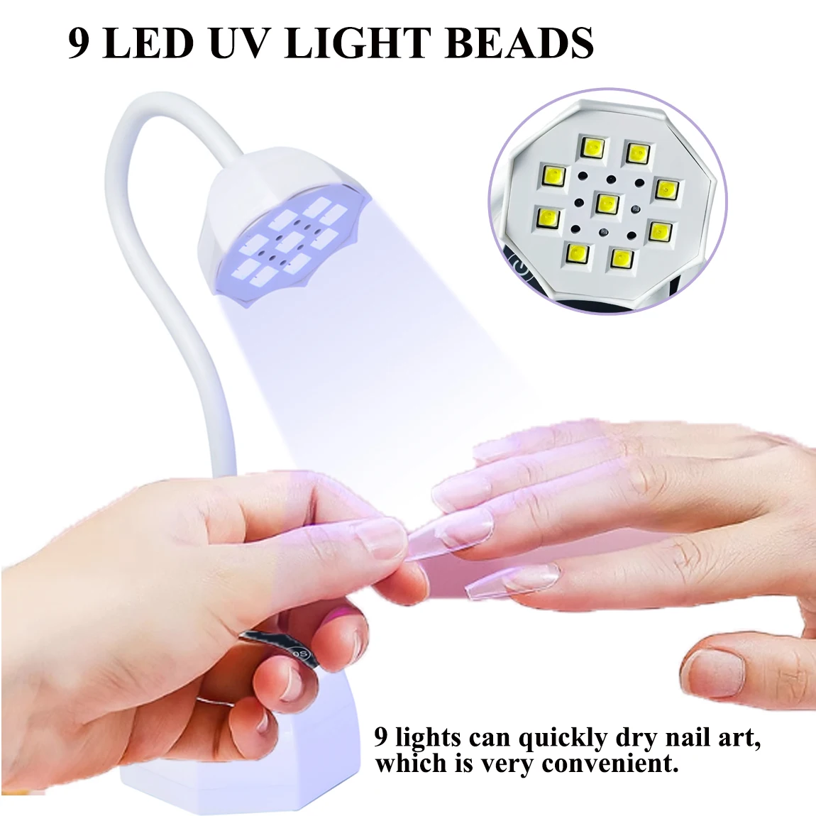 충전식 네일 램프 UV LED 네일 건조기 자동 감지 터치 컨트롤 네일 램프 빠른 건조 네일 라이트 네일 도구