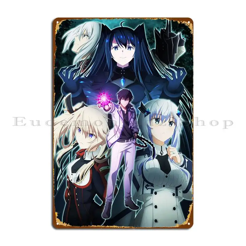 

Demon King Academy Metal Plaque Personalized Customize Designing Character Club Tin Sign Poster