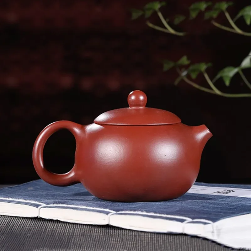 Authentic Yixing Purple Clay Teapot Dahongpao Xishi Tea Pot Handmade Ball Hole Filter Tea Infuser Household Customized Teaware