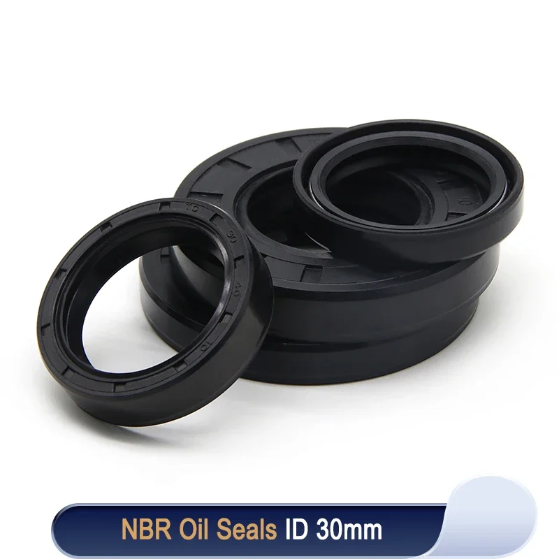NBR 오일 씰 ID 30mm TC-30*36/40/45/46/50/52/55/58/60/62/65/72/75/80/85*5/7/8/9/10/12mm 니트릴 고무 샤프트 이중 립 가스켓