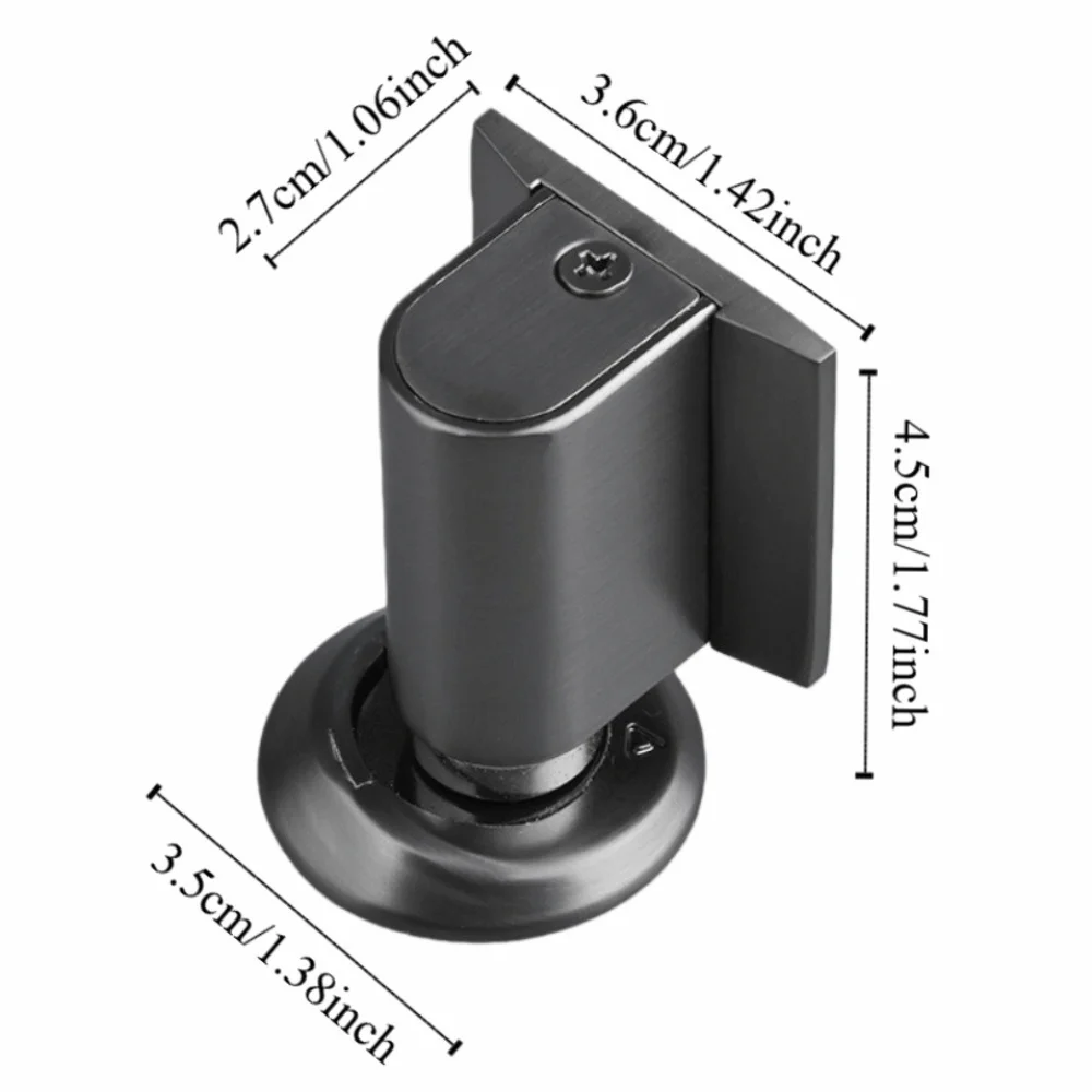 Self-Adhesive Magnetic Door Stopper Heavy Duty Space Saving Door Buffer Strong Hold Anti-Collision Door Catch Office Use