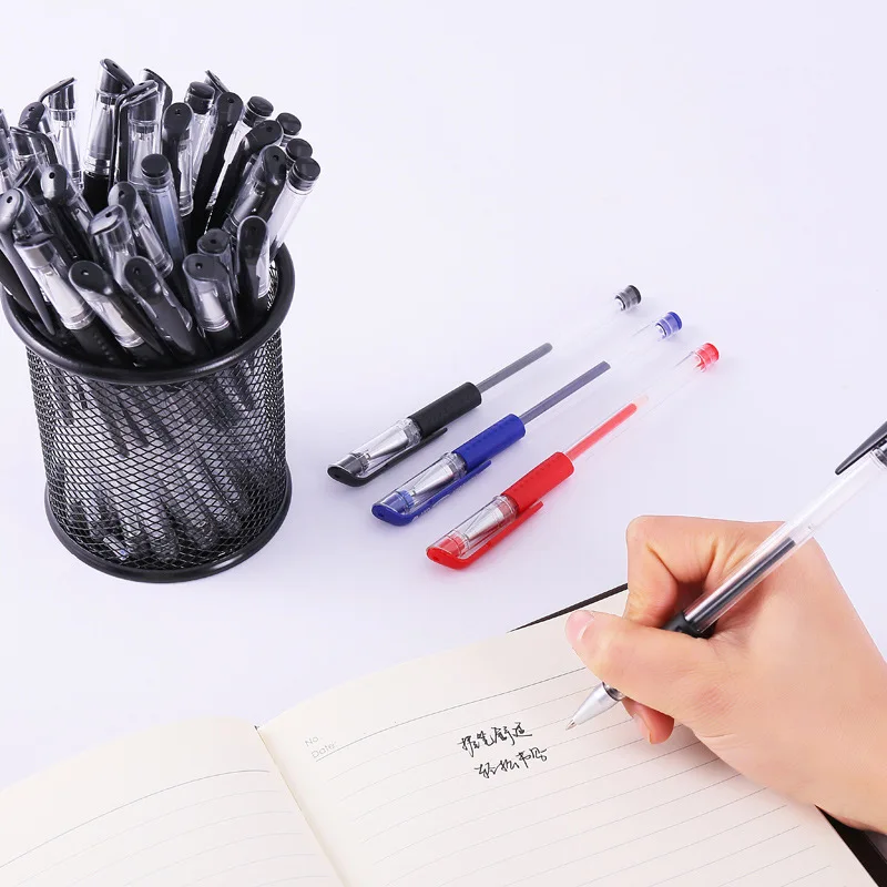 23PCS Gel Pen Set School Supplies Black Blue Red Ink Color 0.5mm Ballpoint Pen Kawaii Pen Students School Office Stationery 5
