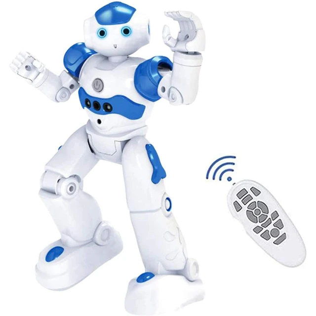 Jouet robot RC intelligent pour enfants, télécommande phtalique