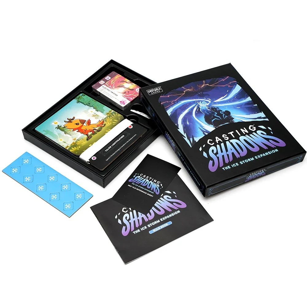 New Casting Shadows Base Game The Ice Storm Expansion Bundle Card Board Game For Family Party   Children Suitable Holiday Gift 3