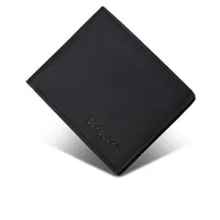 New Men PU Leather Purse Black Frosted Material Youth Credit Card Holder Coin Purse 2023 Men Purse 2