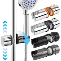 ที่ยึดฝักบัวอเนกประสงค์ ปรับระดับได้ สำหรับราวเลื่อน อุปกรณ์เสริมในห้องน้ำ 1