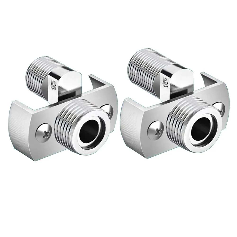 

40 Degree Adjustable Wall-Mounted Faucet Angled Curved Foot Eccentric Screw Corner Tap Adapter Bathroom-Fixture