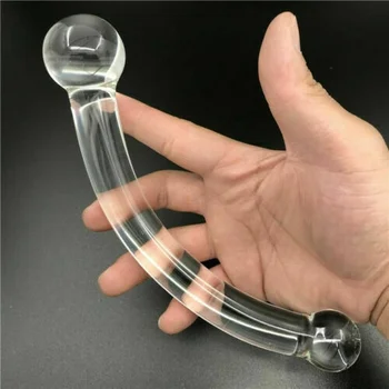 Manyjoy Heavy Stainless Steel Metal Double Ended Dildo Penis G Spot Wand Anal Butt Plug Massager G-Spot Sex Toy for Woman Hot 2