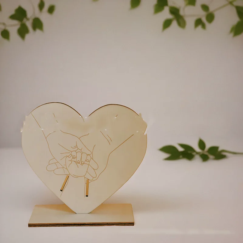 Personalizes Baby Arrivals Memory Piece Baby Birth Mementos for Gift Giving New wooden baby birth bracelet commemorative