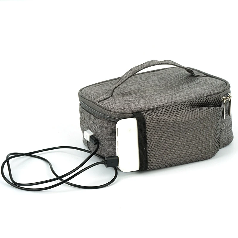 USB Heating Lunch Food Insulation Bag Portable Car Travel Camping