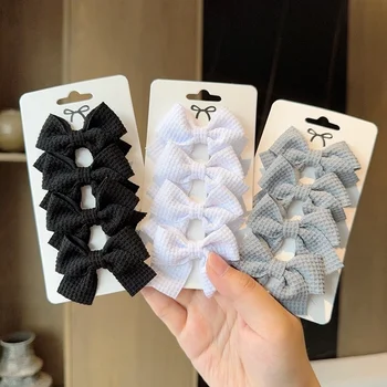 Cotton Bow Hairpins Set 1