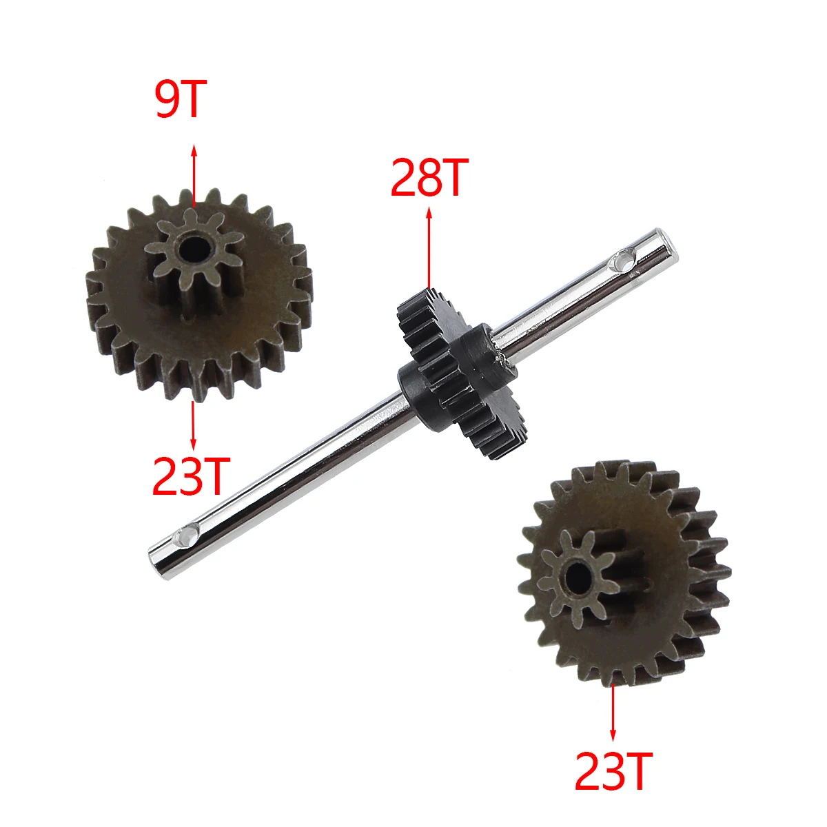 MN 78 MN82 Metal Gearbox Transmission Gear Set Motor Pinion Gear 370 Motor Bracket Mounting For MN78 1/12 RC Car Upgrade Parts images - 6