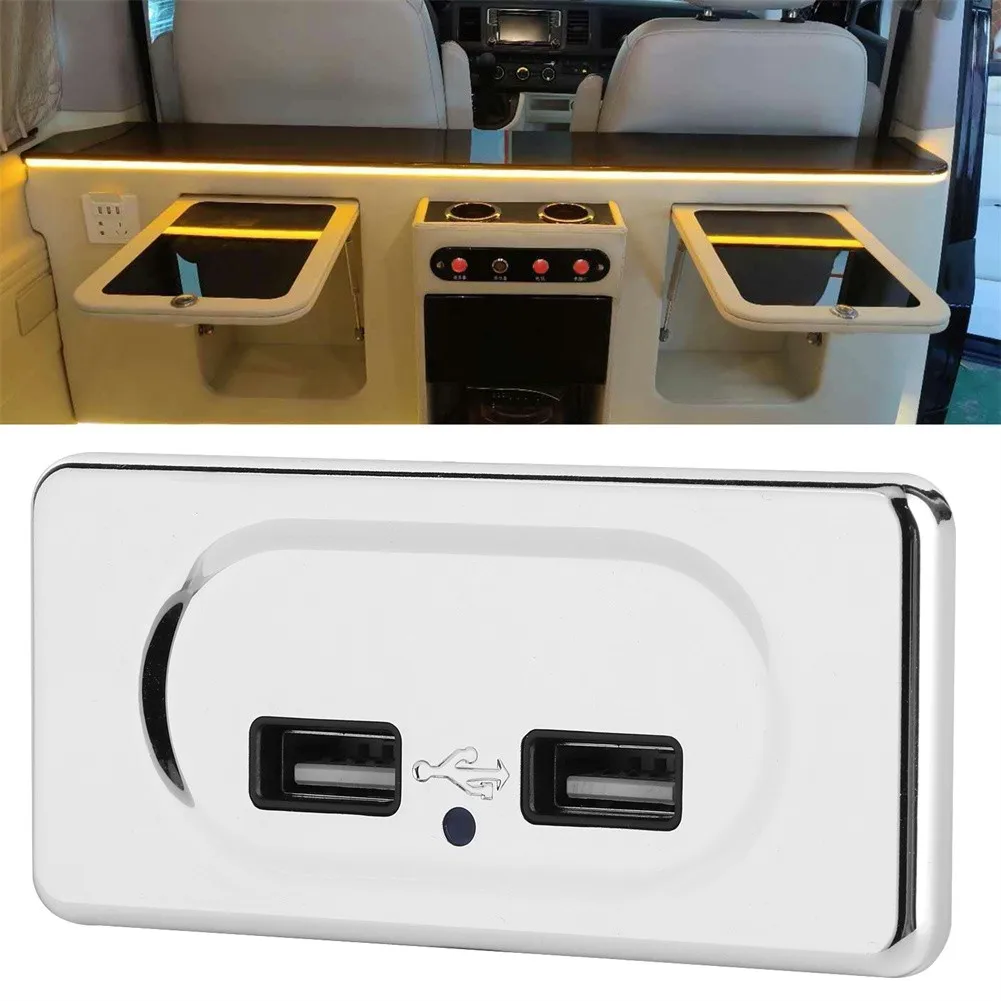 

Автомобильное зарядное устройство с двумя USB-портами, а, 12 В, 24 В