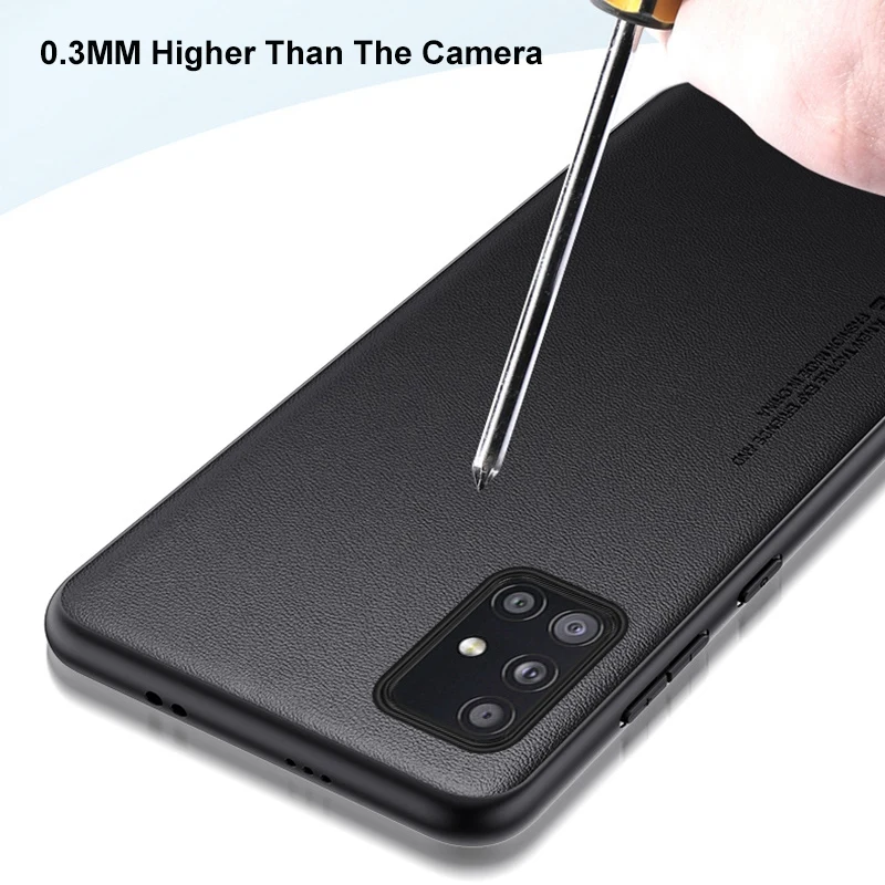 Luxury PU Leather Silicone Protection Phone Case Cover