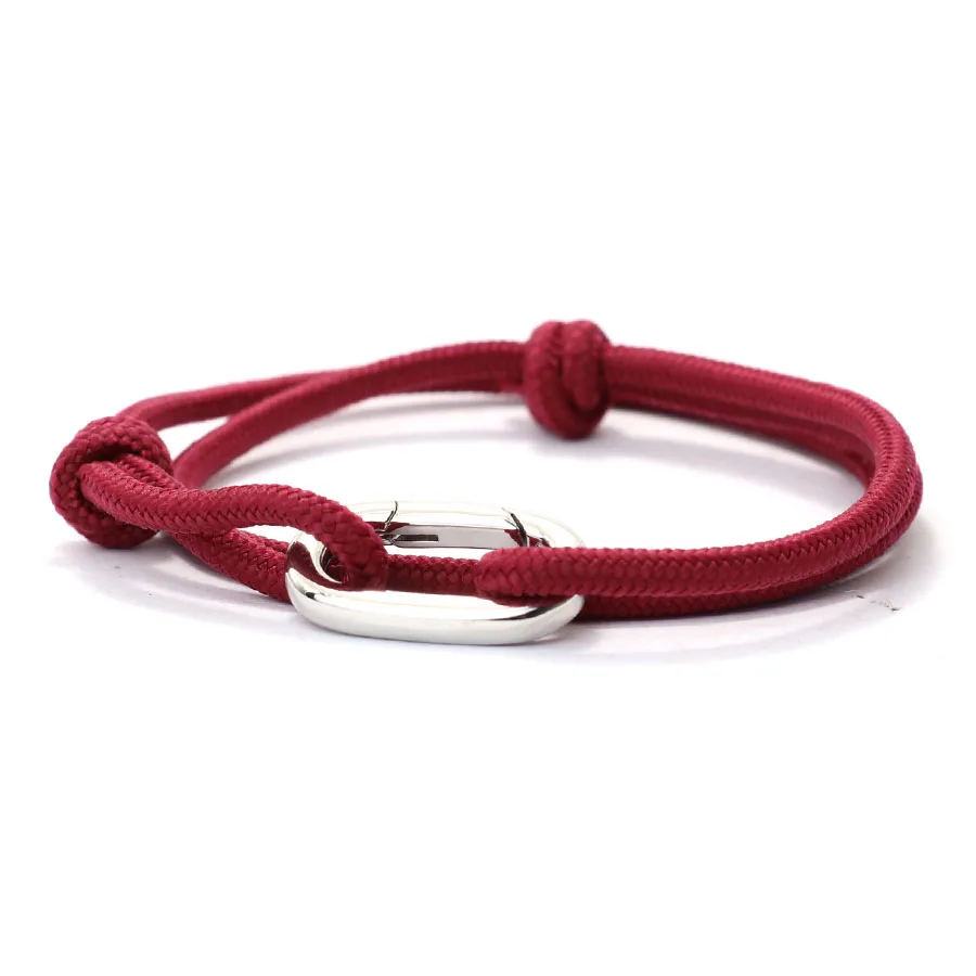 Handmade Adjustable Paracord Bracelet - Outdoor Survival Rope Bracelet