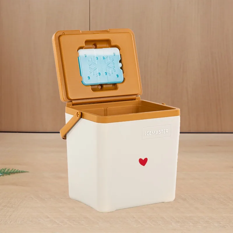 Portable 7L Insulated Thermal Cooler Box Outdoor Camping Picnic Ice Block Insulation Box