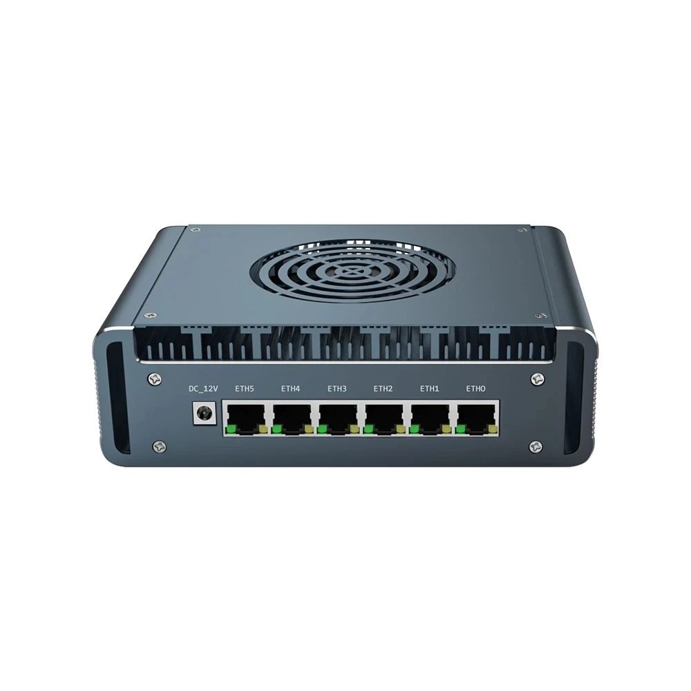 6x2.5G 12th Gen N100 i7 1265U pfSense Firewall Server intel i226-V i5 1245U 2xDDR5 NVMe Proxmox Mini PC Computer Soft Mini Host 4