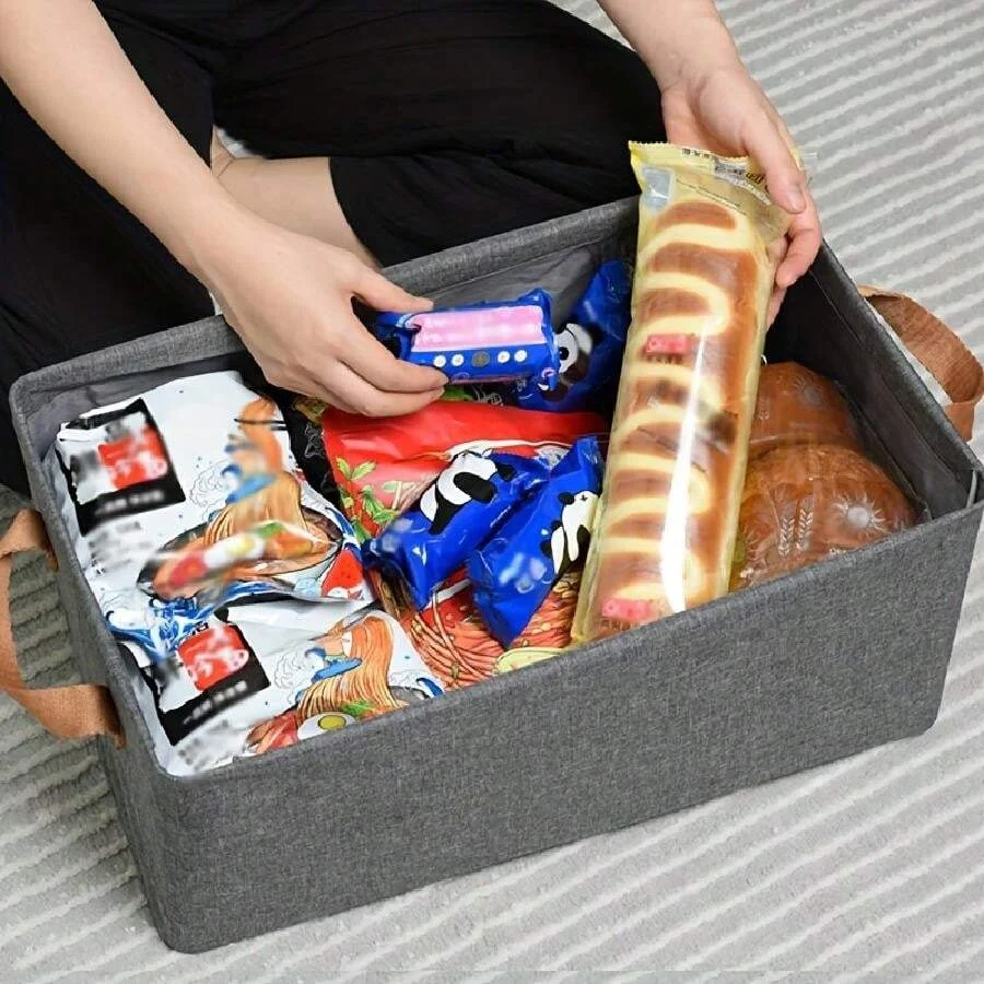Thick Fabric Clothes Organizer Storage Boxes 2