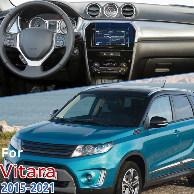 

For Suzuki Vitara MK4 LY 2015 2016 2017 2018 2019 2020 2021 Car Navigation GPS Film Touch Full Screen Protector Tempered Glass