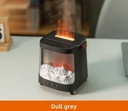 Aurora Aromatherapy Ultrasonic Diffuser with Color - Changing Lamp and 200ml Capacity (Black)