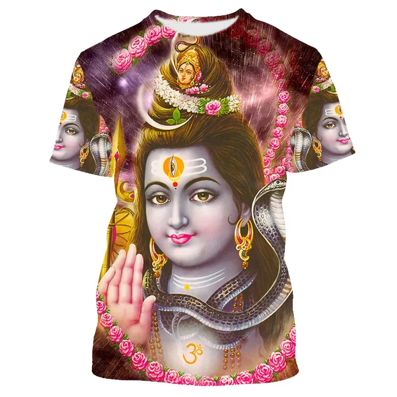 Hindu God Shiva Graphic T Shirt