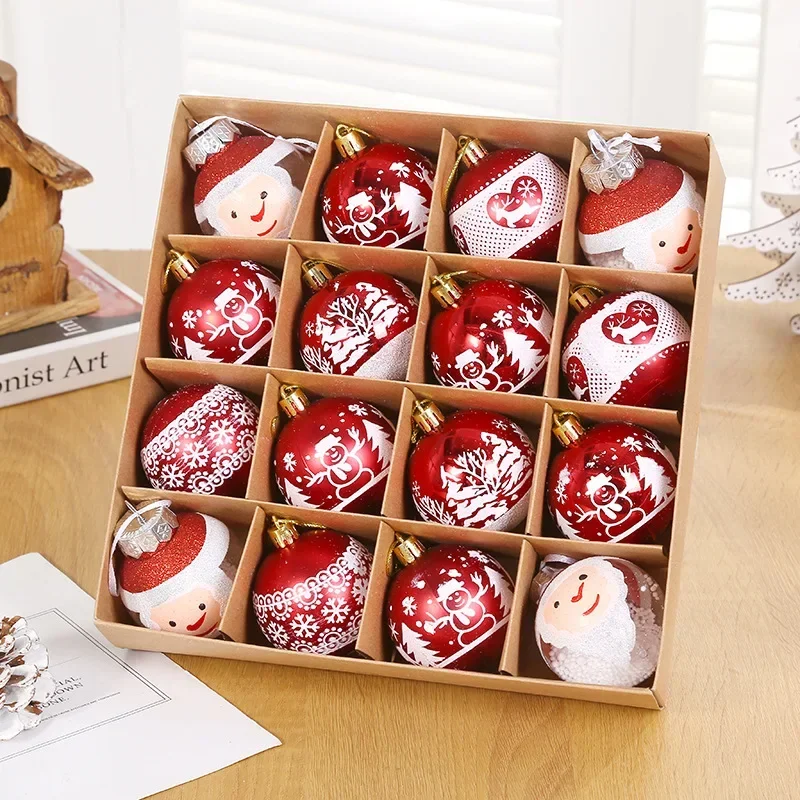 

Christmas Tree Balls Christmas Tree Decoration Gift Ball Wedding Venue Layout Holiday Colorful Balls Christmas Tree Pendant