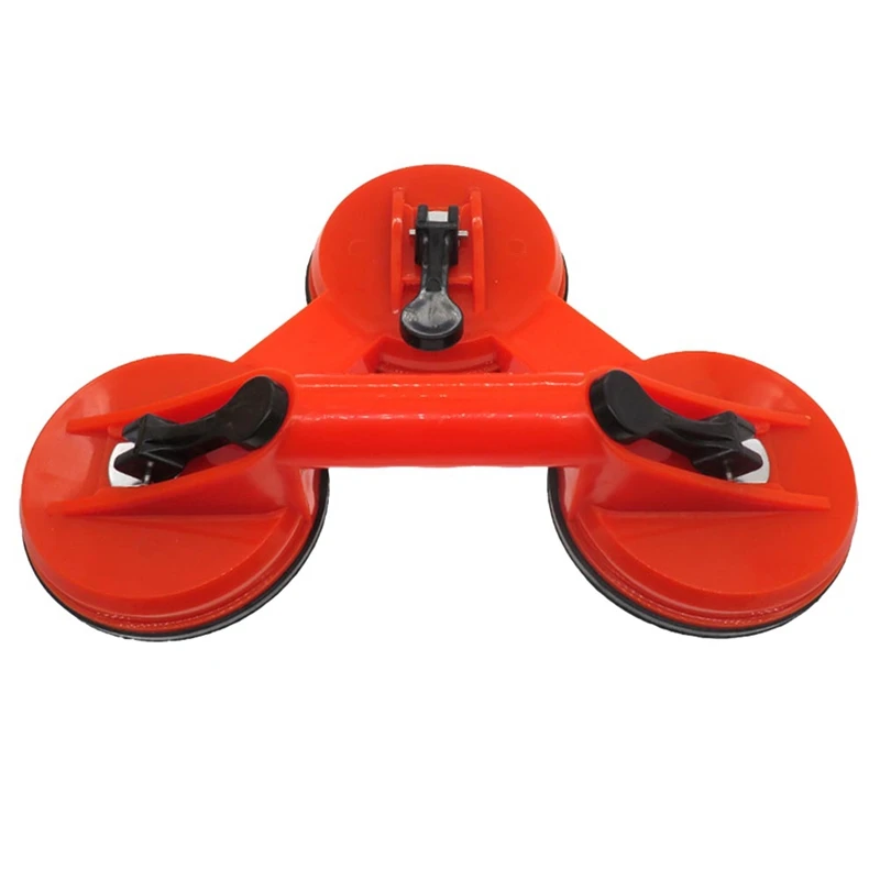 

Single Double Head Suction Cup Red Plastic Glass Dent Puller Tile Floor Door Plate Panel Carrying Tool Heavy Spare Parts